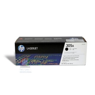 HP CE410A สีดำ (305A) ตลับหมึกโทนเนอร์แท้ Original Laser jet 